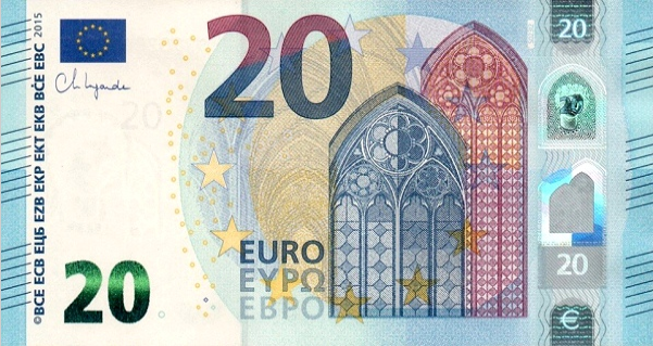 (026) European Union P28ST - 20 Euro (2015-Lagarde)